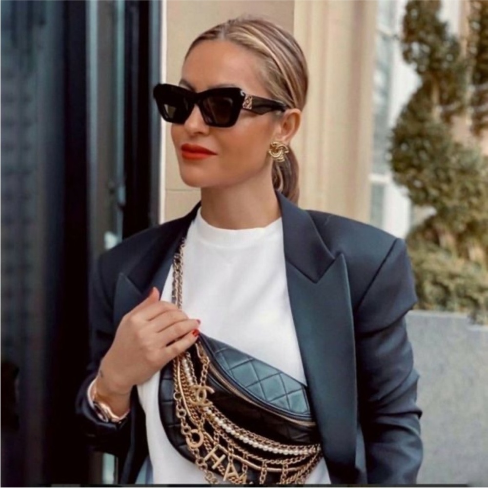 Brand New! LOEWE Chunky Anagram Cat Eye Sunglasses.